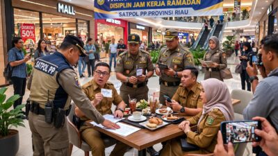 Perketat Disiplin ASN: Satpol PP Prov Riau Siaga Awasi “Keluyuran” Saat Jam Kerja