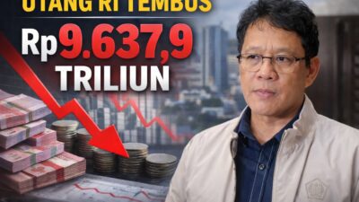 Utang RI Tembus Rp9.637,9 Triliun, Menkeu: Ekonomi Selamat atau Kembali ke 1998?