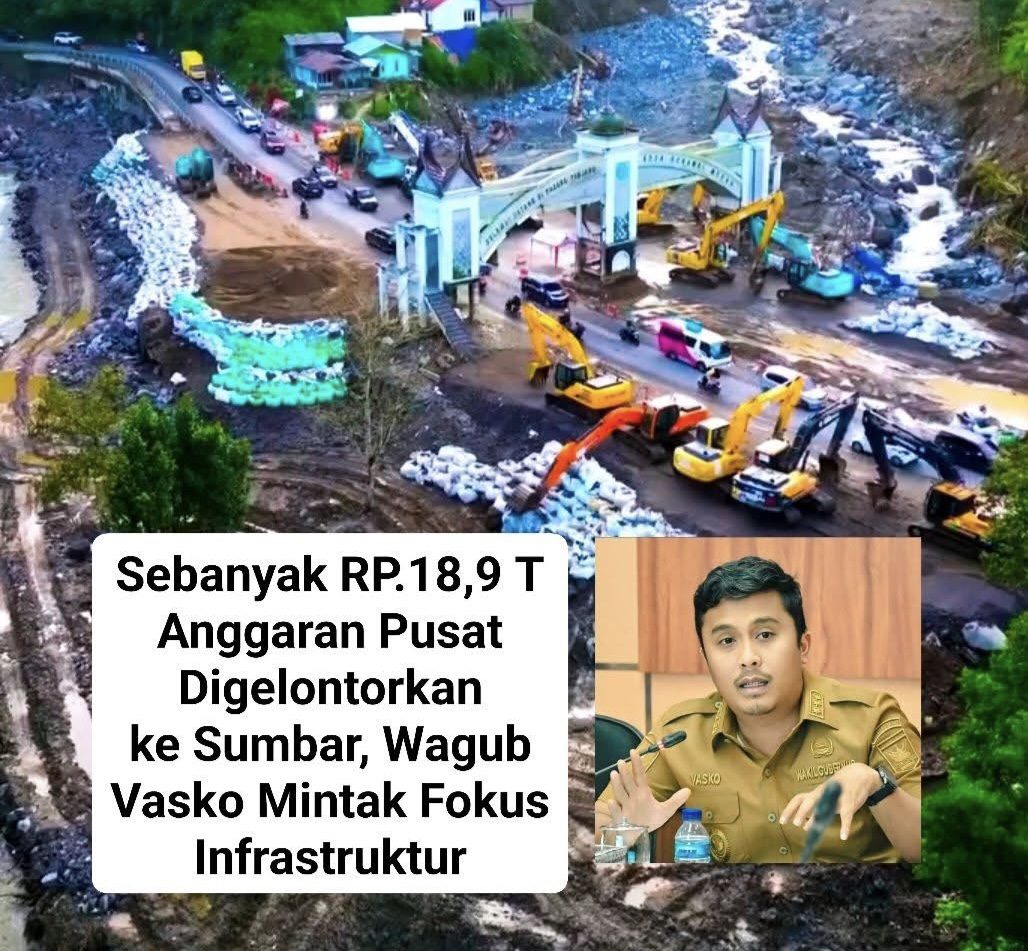 Rp18,9 Triliun untuk Sumbar 2026, Vasko: Fokus Infrastruktur, Stop Program Seremonial