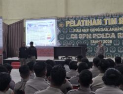 Polda Riau Perkuat Tim RAGA, 244 Personel Dibekali Regulasi Hadapi Geng dan Anarkisme