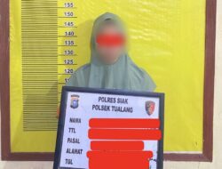 Jadi Bandar Sabu, Polsek Tualang Ringkus Seorang Wanita di Perawang Barat