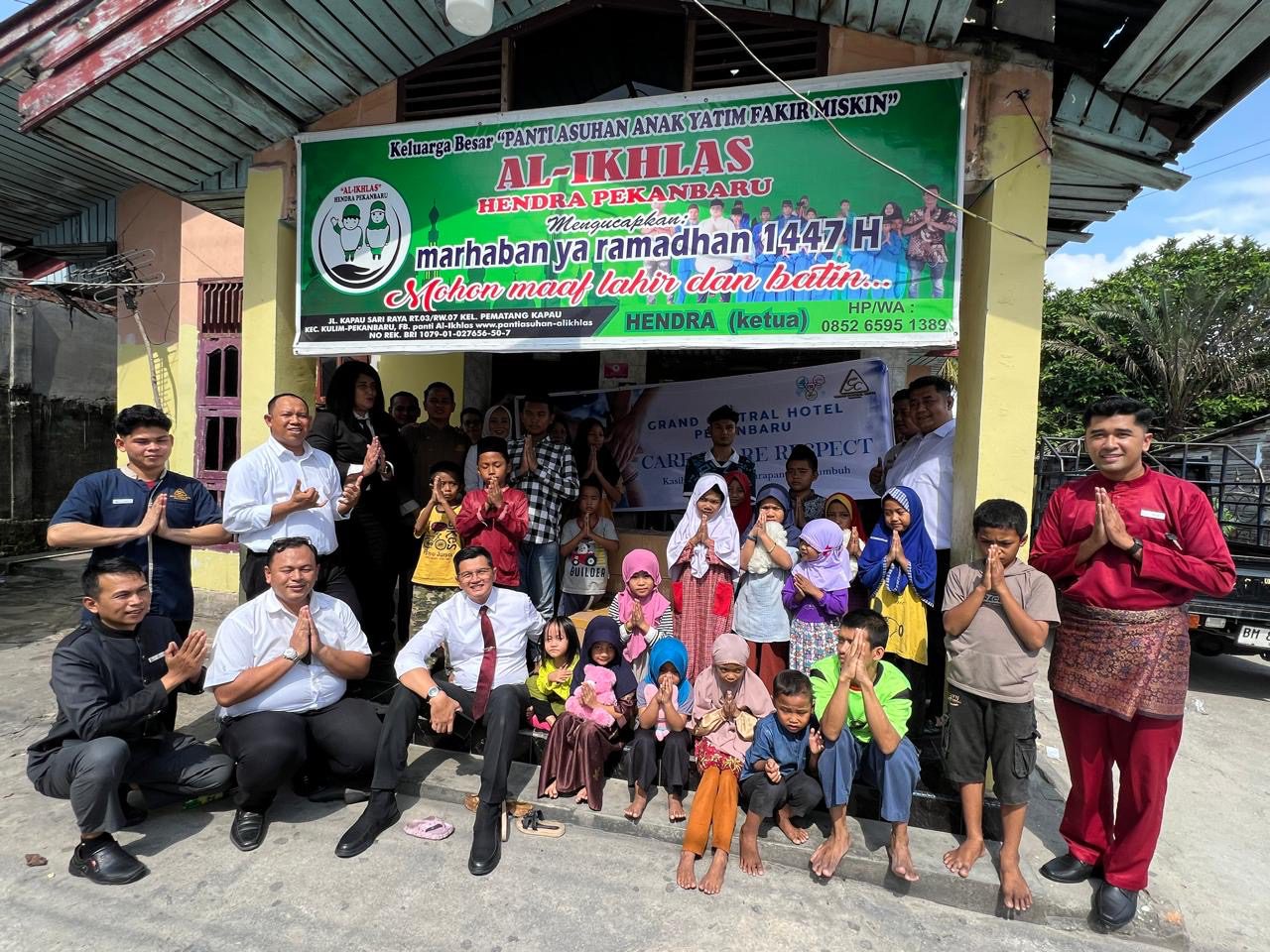 Grand Central Hotel Pekanbaru Salurkan CSR