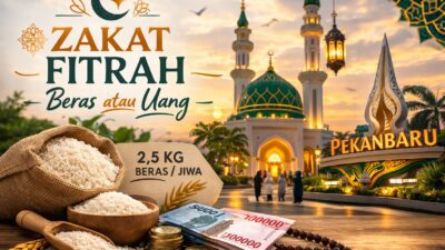 Baznas Riau Ajak Umat Tunaikan Zakat Fitrah Lebih Awal, Pastikan Mustahik Tersenyum di Hari Raya