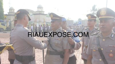 AKBP Fahrian Saleh Siregar Pimpin Sertijab PJU Polres Bengkalis