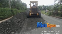 Aspal 4 Km CSR Arara Abadi, Akses Lancar Ekonomi Warga Melaju