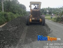 Aspal 4 Km CSR Arara Abadi, Akses Lancar Ekonomi Warga Melaju