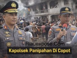 Kapolda Riau Copot Kapolsek Panipahan Usai Kericuhan Warga Terkait Narkoba
