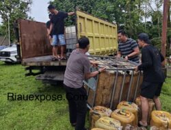 Polda Riau Bongkar Jaringan Solar Subsidi untuk PETI di Kuansing