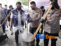 Polda Riau Musnahkan Narkoba Senilai Rp71,5 Miliar, 132 Ribu Jiwa Terselamatkan