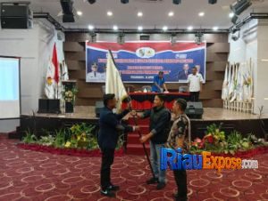 Achmad Faisal Reza ditetapkan sebagai Ketua Umum KONI Kota Pekanbaru dalam Musorkot