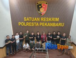 Berlagak Garang di Jalan, 4 Debt Collector di Pekanbaru Akhirnya Tunduk di Tangan Polisi