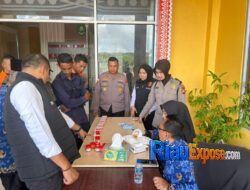 Test Urine Mendadak di Kantor Camat Rupat, 30 ASN dan Personel Bersih dari Narkoba