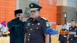 Resmi Dilantik, Adhi Prabowo Nahkodai Wakajati Riau Gantikan Posisi Edi Handojo