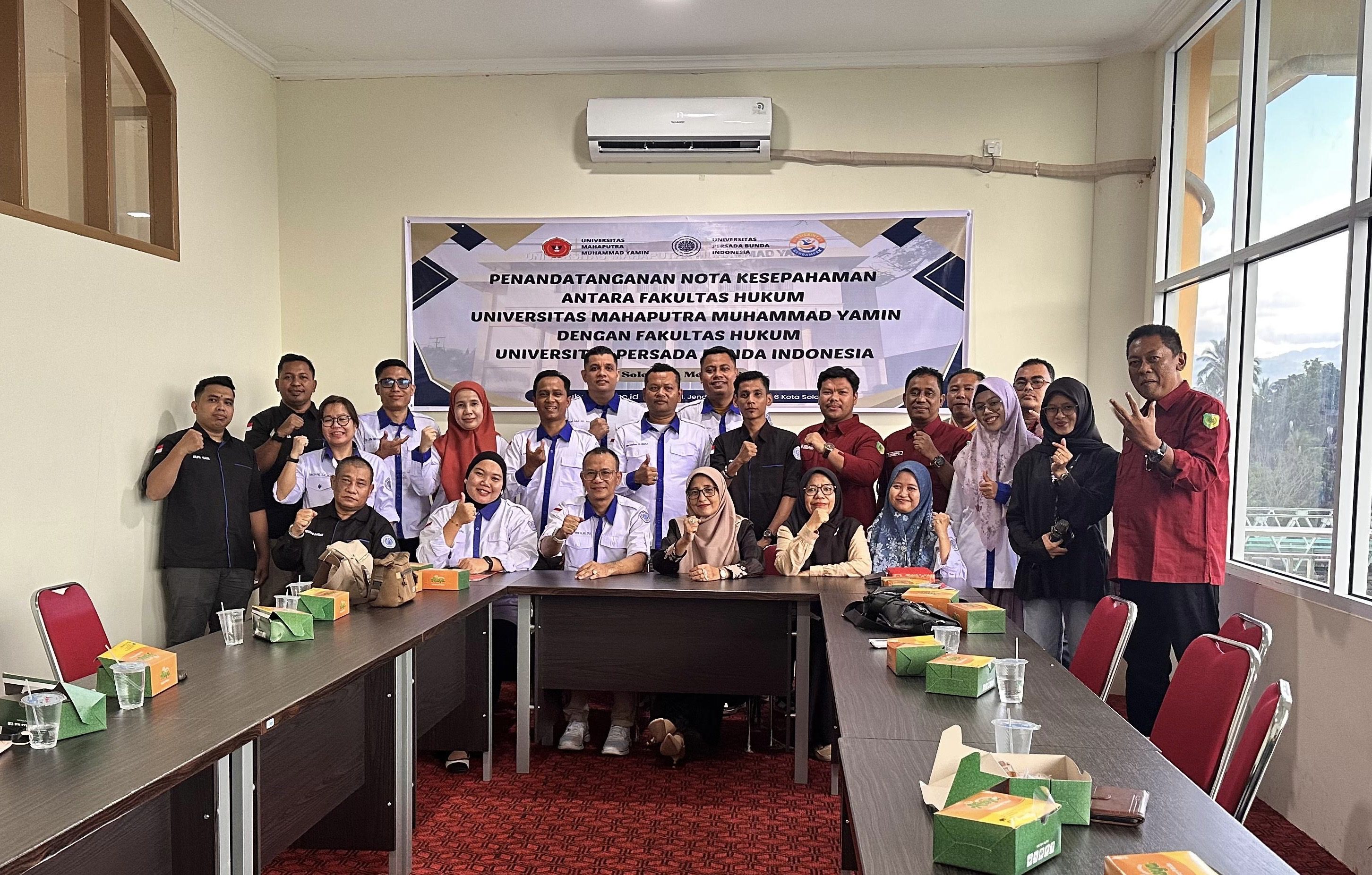 FH UPBI Pekanbaru dan FH UMMY Solok Teken MoU, Perkuat Tridharma Serta Kolaborasi Akademik