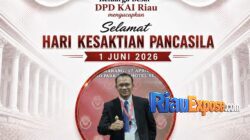 Memaknai Hari Lahir Pancasila: Menjaga Supremasi Hukum dan Keberagaman di Bumi Lancang Kuning 4 Juni, bangsa Indonesia memperingati Hari Lahir Pancasila