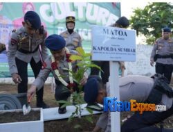 Kapolda Sumbar Tanam 1.163 Pohon Usai Kuliah Umum, Hardiknas Jadi Aksi Hijau
