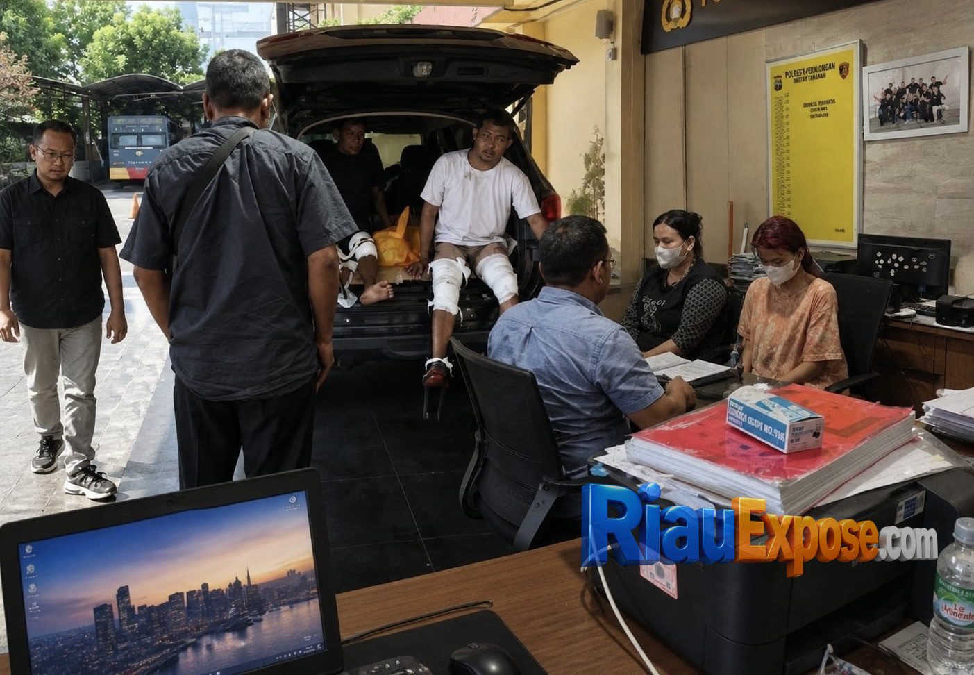 3 polda banyu pengungkapan pembunuhan lansia di Rumbai.