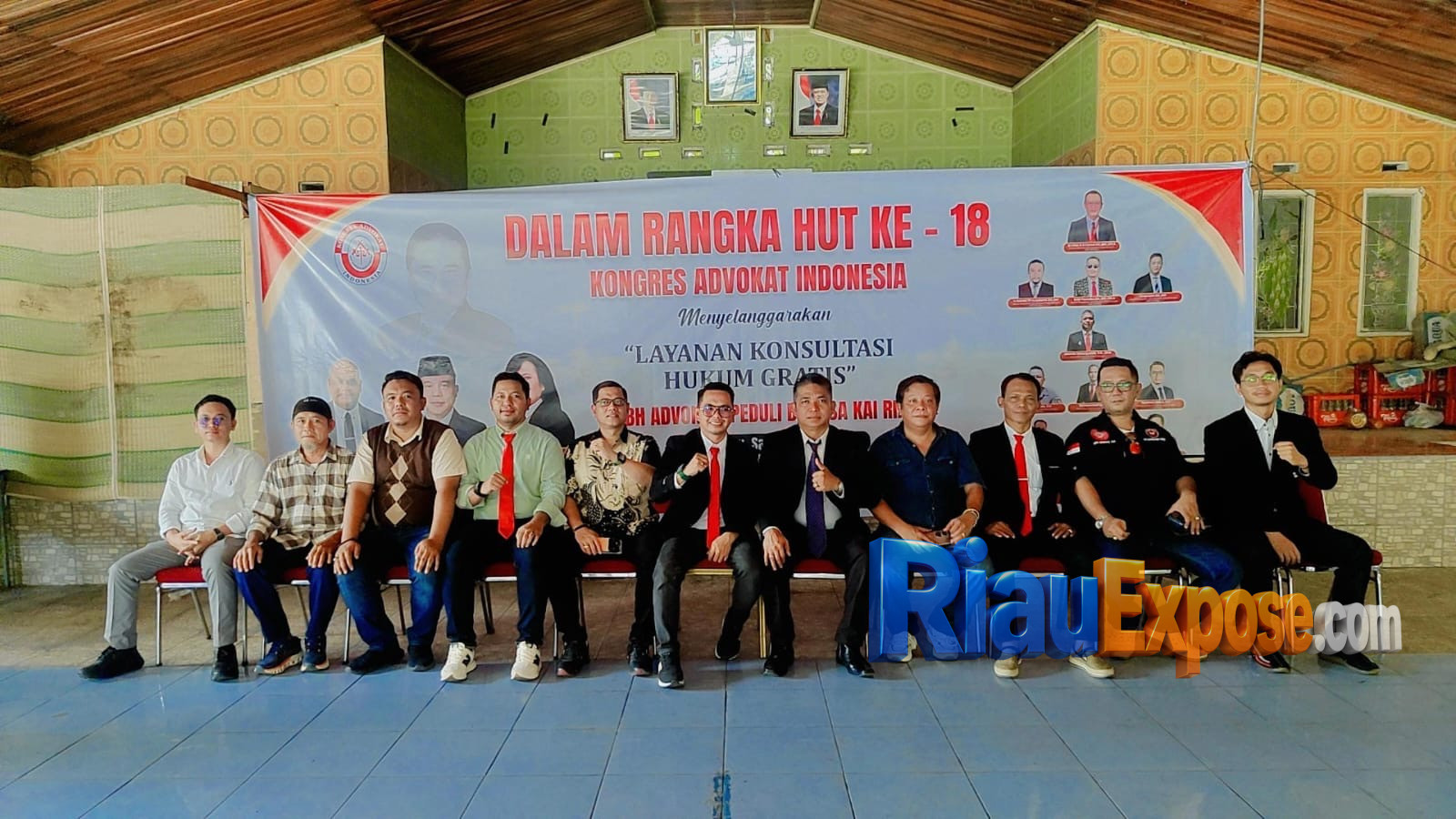 LBH Peduli Bangsa DPD Kongres Advokat Indonesia (KAI) Riau menggelar layanan konsultasi hukum gratis