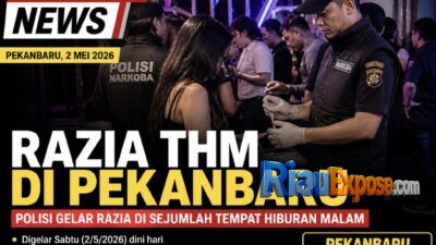 Razia di THM Pekanbaru, Polda Riau Pastikan Nihil Temuan Narkoba di 12 Lokasi