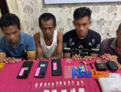Terjaring Ops Antik 2026, Kades di Siak Diringkus Polisi Bersama 3 Rekannya