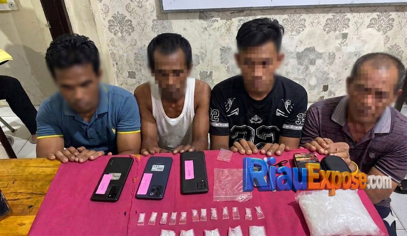 Kades di Siak bersama tiga orang rekannya terjaring ops antik Narkoba 2026