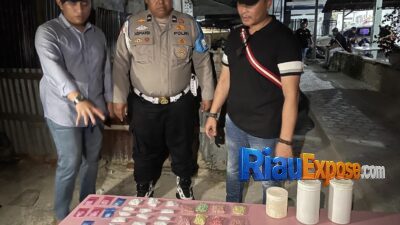 Sat Narkoba Polresta Pekanbaru Temukan Narkotika Tak Bertuan di Kampung Dalam-Pekanbaru