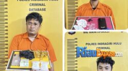 polisi menangkap tiga orang pelaku, salah satu dari mereka seorang mantan anggota polisi yang diduga menjadi pemasok utama narkotika jenis sabu.