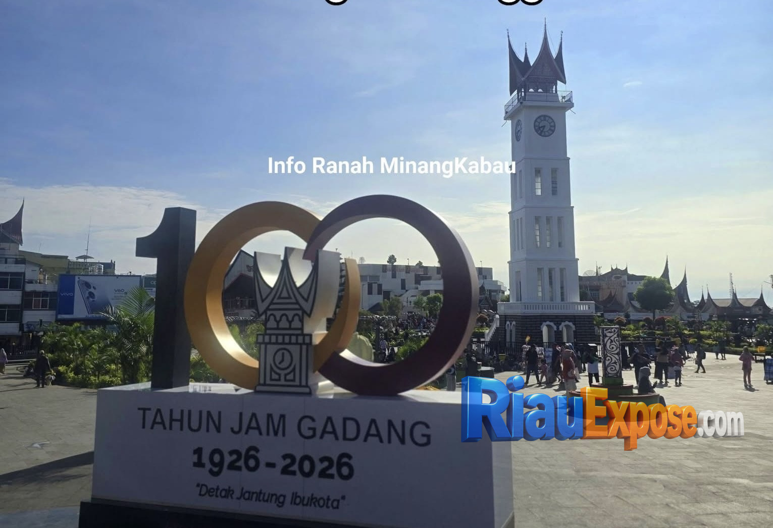 Tepat Seabad Berdiri, Jam Jam Gadang Bukittinggi-Sumbar Tetap Kokoh Jadi Simbol Kebanggaan Ranah Minangkabau.