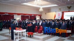 SF Hariyanto melakukan perombakan besar-besaran di tubuh birokrasi Pemerintah Provinsi Riau dengan melantik 236 pejabat eselon III dan
