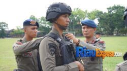 Tingkatkan Kemampuan Taktis, Brimob Riau gelar Latihan Gerilya Anti Gerilya 8 Brimob Polda Riau melaksanakan kegiatan latihan Gerilya Anti Gerilya yang berlangsung secara intensif