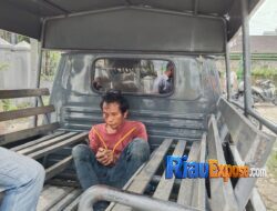 Residivis Curat “Riki Kamput” Babak Belur Dihajar Warga Saat Beraksi di Gobah Pekanbaru