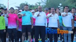 Ratusan Warga dan Forkopimda Siak Ramaikan Road To Riau Bhayangkara Run 2026