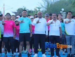 Ratusan Warga dan Forkopimda Siak Ramaikan Road To Riau Bhayangkara Run 2026