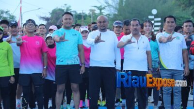 Ratusan Warga dan Forkopimda Siak Ramaikan Road To Riau Bhayangkara Run 2026