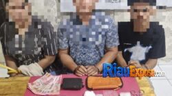 Polres Siak ringkus tiga pelaku narkoba dan sepucuk senjata api