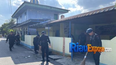 Jelang HUT Bhayangkara ke-80, Brimob Polda Riau Gelar Bakti Religi