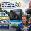 Kado Istimewa HUT Pekanbaru: Bus TMP dan Parkir Gratis hingga Penghapusan Denda Pajak