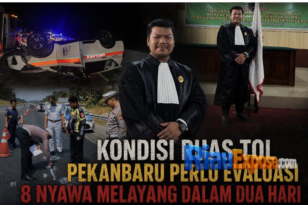 Kecelakaan maut di Tol Pekanbaru-Dumai
