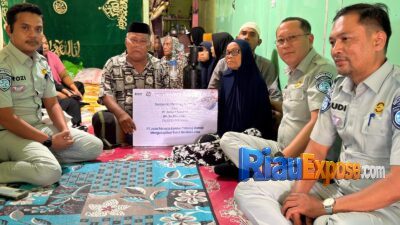 Jasa Raharja Dumai Serahkan Santunan Korban Kecelakaan Maut Tol Permai Kurang dari 24 Jam