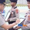 Dua Personel Polres Rohul Dipecat, Kapolres Coret Foto Anggota di Upacara PTDH