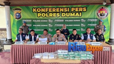 Pengungkapan Narkoba oleh BC dan Polres Dumai