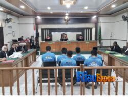 Terbukti Rusak Fasilitas Negara, Enam Perusak Posko Satgas PKH di TNTN Divonis 6 Bulan Penjara