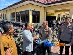 Bongkar Jaringan Curanmor, Polres Inhu Sita 63 Motor Curian