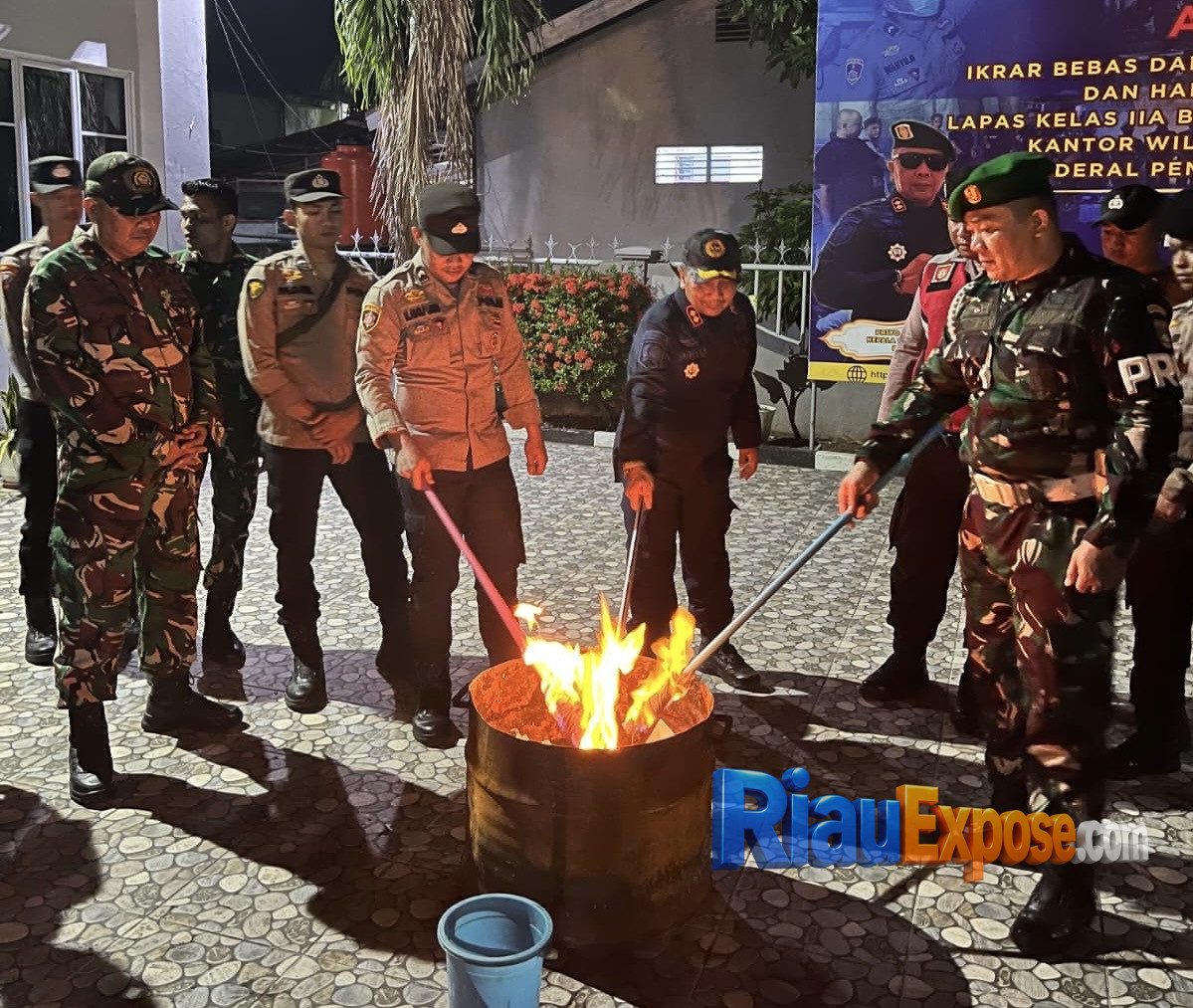 Sinergi kuat antara Lembaga Pemasyarakatan (Lapas) Kelas IIA Bengkalis dan Direktorat Tindak Pidana Narkoba Bareskrim Polri membuahkan hasil besar.