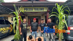 Warga Nias Babak Belur Dikeroyok di Perawang, Dua Pelaku Ditangkap Polsek Tualang 7 Tim Opsnal Polsek Tualang mengamankan dua pelaku pengeroyokan terhadap seorang warga Nias di Perawang setelah buron selama empat bulan.