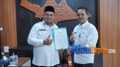 Bupati, Wabup dan Sekda Siak Dukung Inovasi E-Media Kabid IKP Kominfo