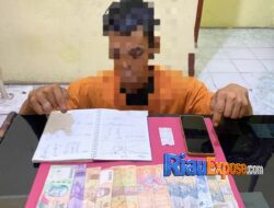 Pria di Lubuk Dalam-Siak Ditangkap Polisi Saat Jalankan Togel Online MAWAR TOTO