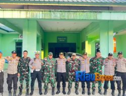 Kapolsek Bungaraya dan Sabak Auh Perkuat Sinergi TNI-Polri, Kamtibmas Makin Solid