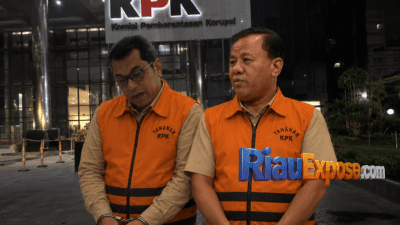 Diultimatum KPK, Bupati Kuansing dan Sekda Akhirnya Serahkan Diri