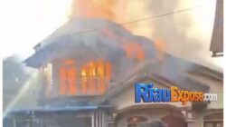 Kebakaran rumah di Kecamatan Tualang Siak